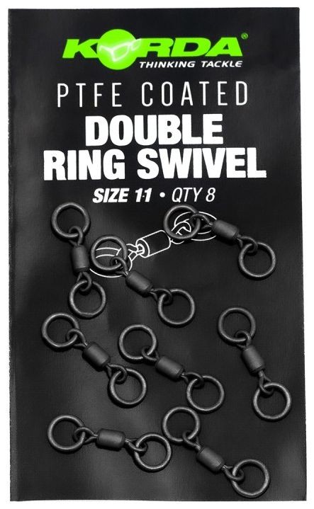 8kom - Vrtilica s Dvostrukim Prstenom Korda PTFE Double Ring Swivel Veličina 11