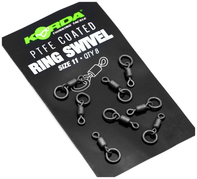 8kom - Vrtilica s prstenom Korda PTFE Ring Swivel Veličina 11