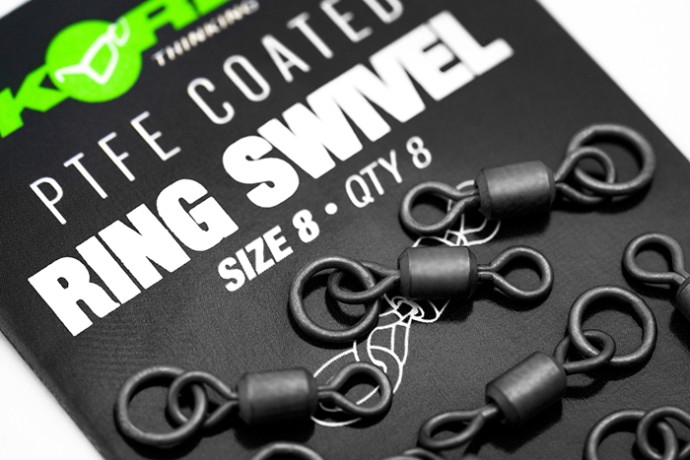 8kom - Vrtilica s Prstenom Korda PTFE Ring Swivel Veličina 8