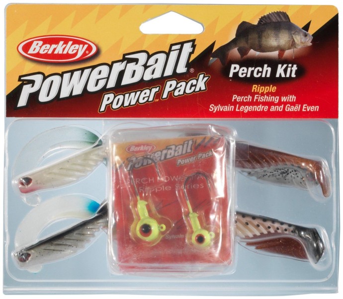 8ks - Gumová Nástraha Berkley PowerBait Pro Pack Perch Ripple Assorted 35g
