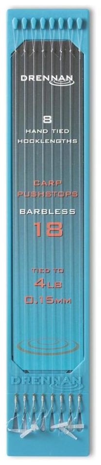8ks - Hotový Náväzec Drennan Carp Pushstop Barbless