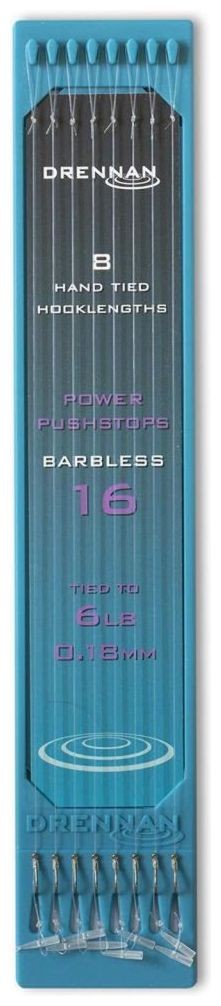 8ks - Hotový Náväzec Drennan Power Pushstop Barbless