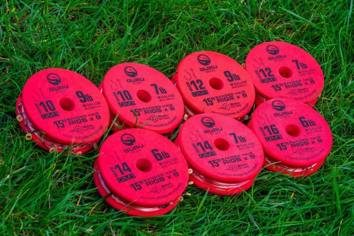 8ks - Hotový Náväzec Guru QM1 Bait Bands Rig 15 inch