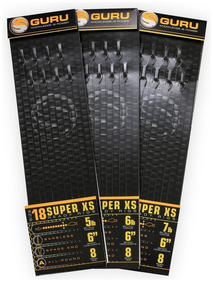 8ks - Hotový Náväzec Guru Super XS Spade Pole Rigs 6"