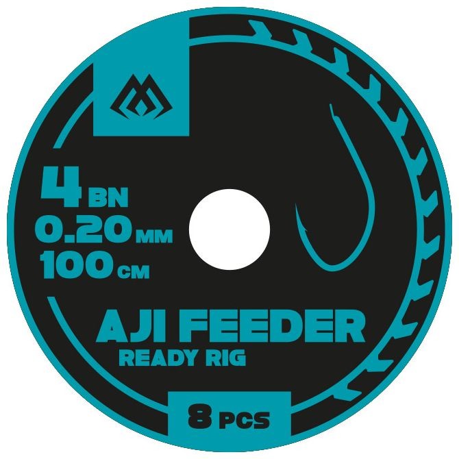8ks - Hotový Návazec Mikado Ready Rigs Aji Feeder 100cm