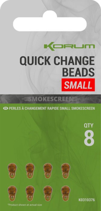 8ks - Korálky Korum Smokescreen Quick Change Beads