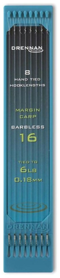 8ks - Náväzec Drennan Margin Carp Barbless