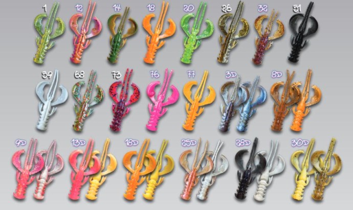 9kom - Gumeni Mamac Crazy Fish Nimble 4cm 1gr