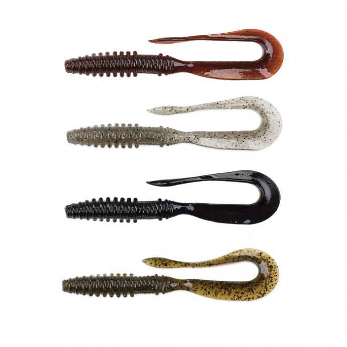 9kom - Gumeni Mamac Keitech Mad Wag Slim 4,5" 11,4cm 2,9gr