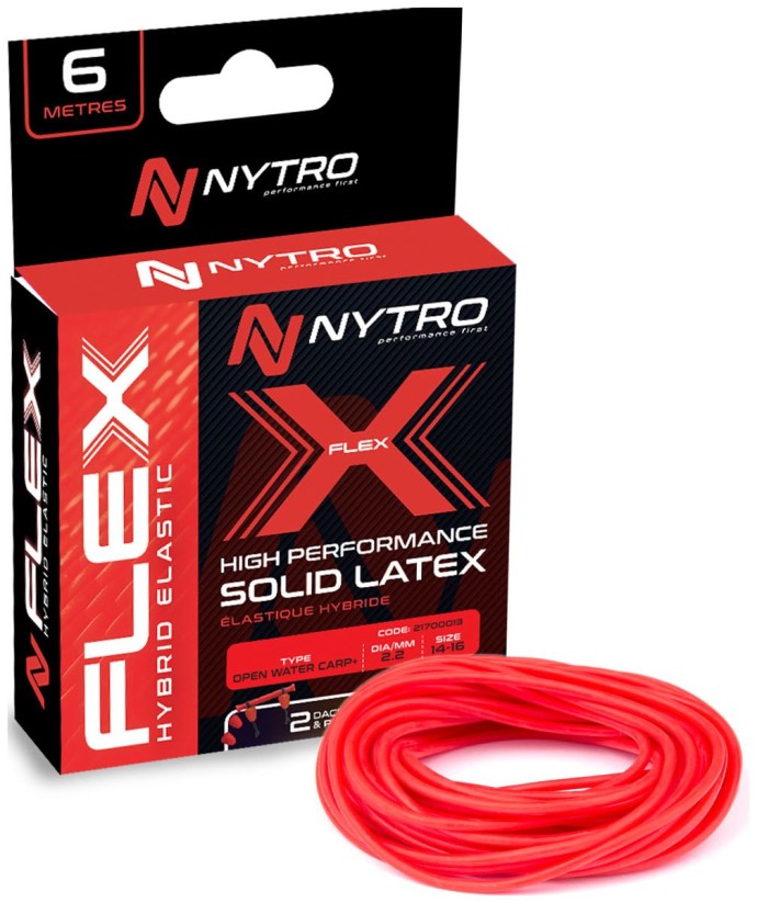 Amortizér Nytro Flex Hybrid Elastic 6m 14-16 2,2mm Červená