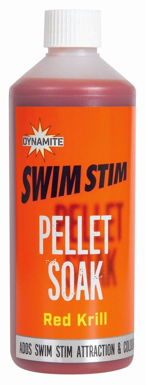 Atraktant Dynamite Baits Swim Stim Pellet Soak 500ml Red Krill