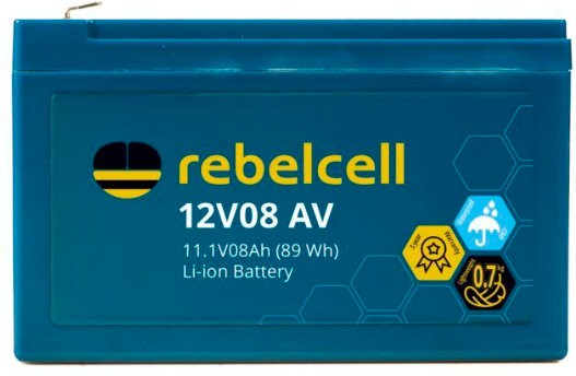 Baterie Rebelcell 12V08 AV Lithium Battery