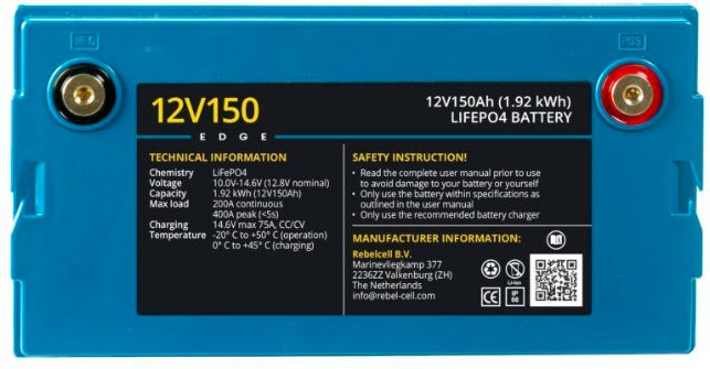 Baterija Rebelcell 12V150 Edge LiFePO4