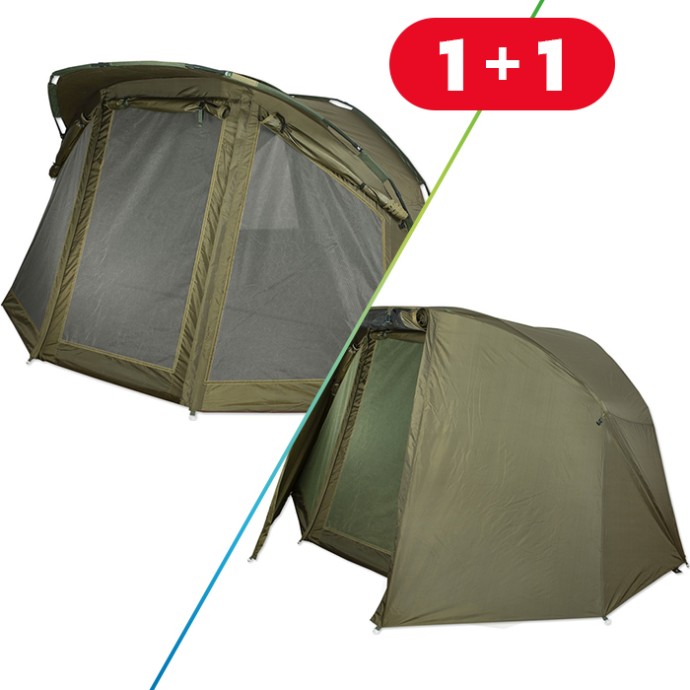 Bivak Starfishing Specter Peak Bivvy 2 Osobe + Zimski Pokrivač Specter Peak Bivvy 2 osobe Wrap