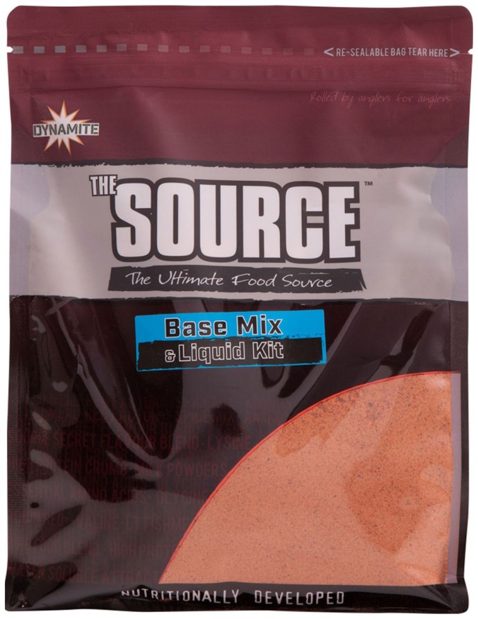 Boilie Směs Dynamite Baits The Source Base Mix & Liquid Kit 1kg