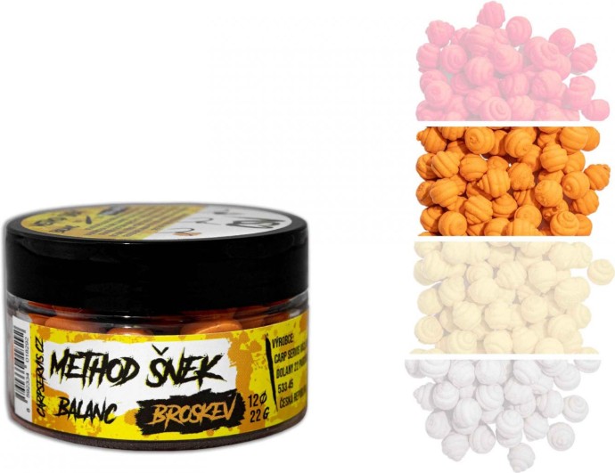 Boilies Carp Servis Václavík Šnek Balanc Feeder 12mm 22gr