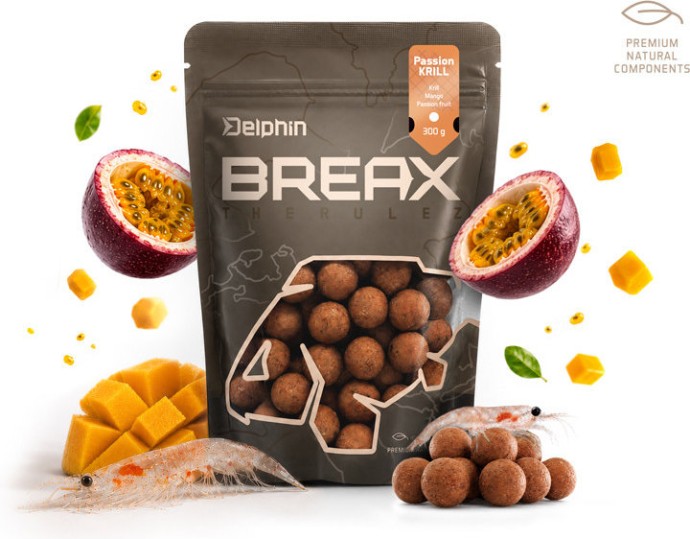 Boilies Delphin BreaX PassionKRILL Krill-Mango