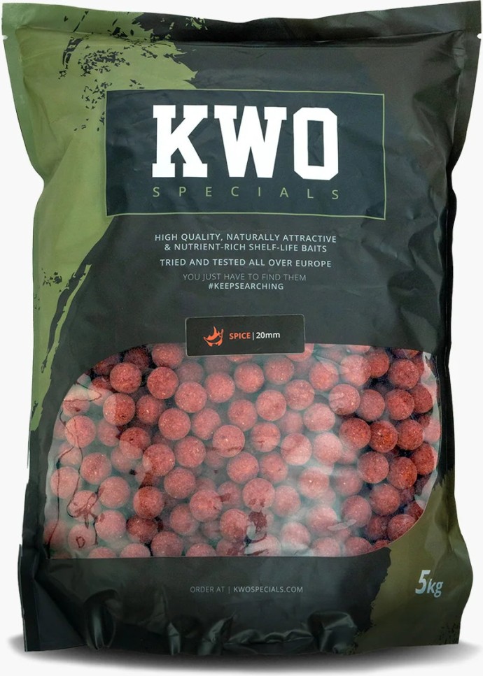 10kg Boilies KWO Spice Special 12mm + Booster ZDARMA