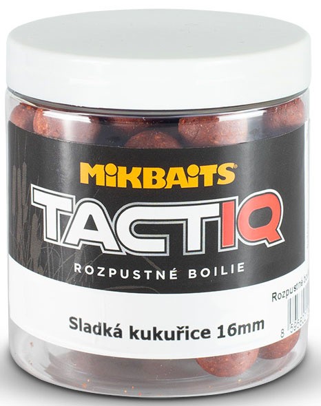 Boilies Mikbaits TactiQ Rozpustné 250ml Sladká Kukuřice