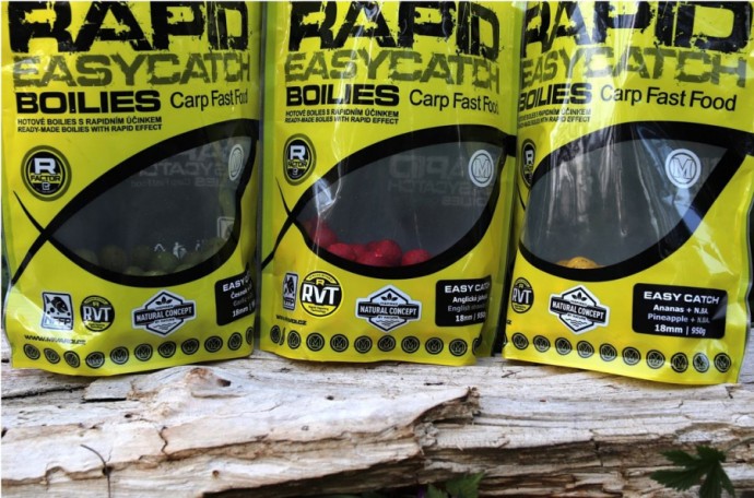 Boilies Mivardi Rapid Easy Catch Ananas + N.BA. 3,3kg