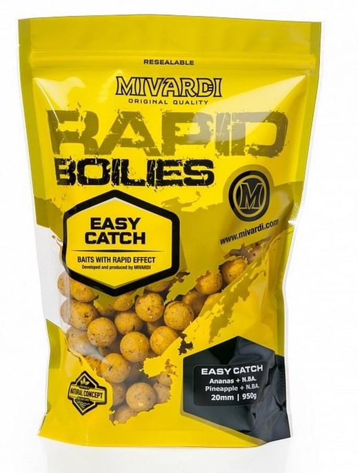 Boilies Mivardi Rapid Easy Catch Ananas + N.BA.