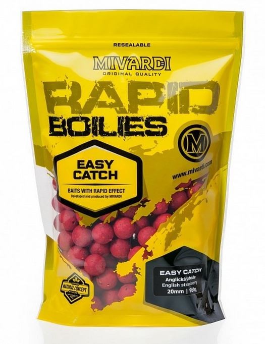 Boilies Mivardi Rapid Easy Catch Anglická Jahoda