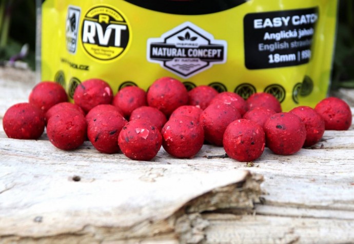 Boilies Mivardi Rapid Easy Catch Anglická Jahoda