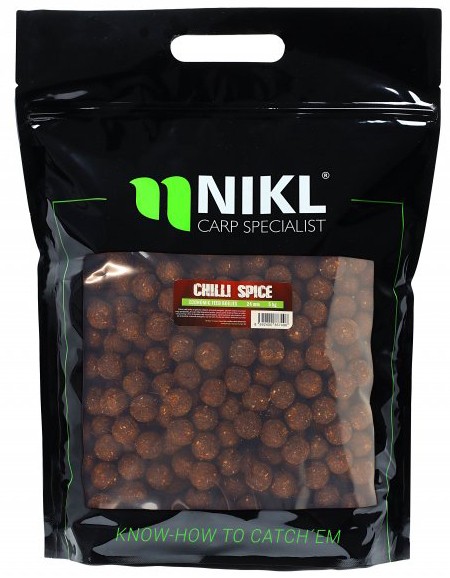 10kg Nikl Economic Feed Boilies Chilli-Spice 20mm + Booster BESPLATNO