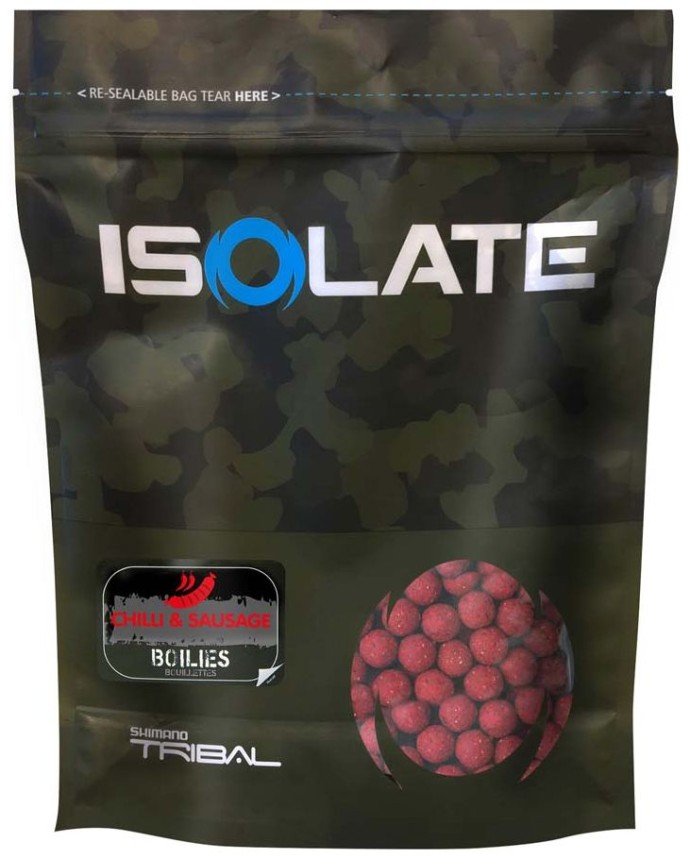 Boilies Shimano Isolate Chilli Sausage
