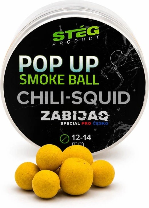 Boilies Stég Zabijaq Pop-Up Smoke Ball 12-14mm 25gr