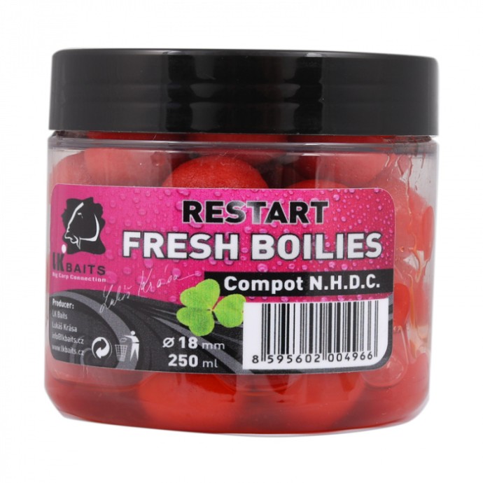 Boilies u Dipu LK Baits Restart 14mm 150ml