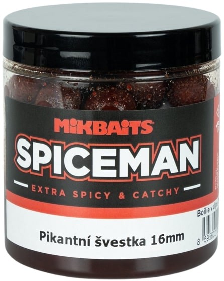 Boilies u Dipu Mikbaits Spiceman 250ml Pikantní Švestka