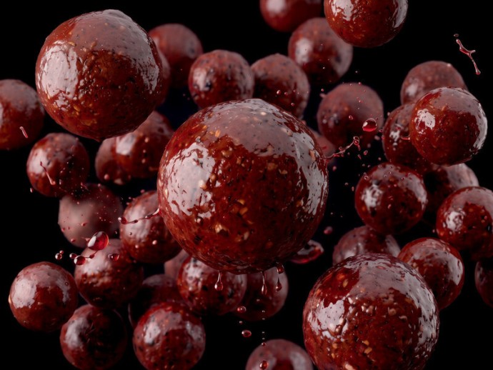 Boilies v Dipe Delphin BreaX/HotHELL Robin Red-Chilli-Fr.Klobása