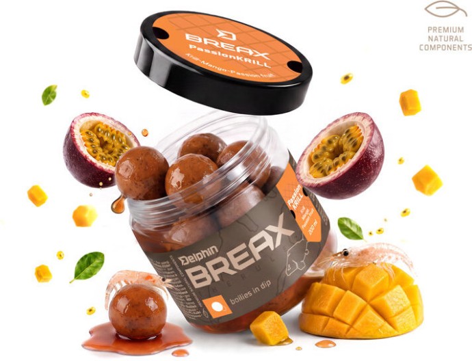 Boilies v Dipe Delphin BreaX/PassionKRILL Krill-Mango