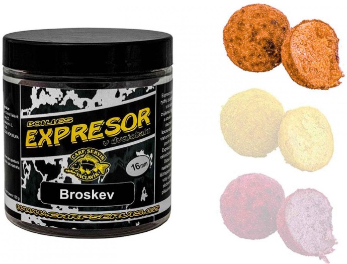 Boilies v Dvojobalu Carp Servis Václavík Expresor 16mm 150gr