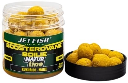 Boosterirane Boilie JetFish Natur Line 250ml 20mm Kukuřice