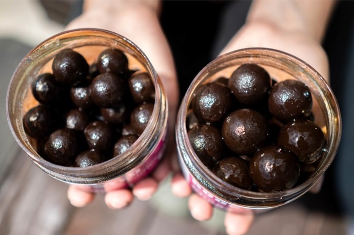 Boosterované Boilie Carp Inferno Boosted Boilies Chaos 300ml