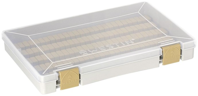 Box Westin W3 Jig Box Medium 27,4x18x4cm Grey/Clear
