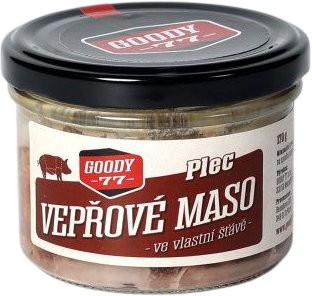 Bravčové mäso vo vlastnej šťave Plec GOODY 77 - 170gr
