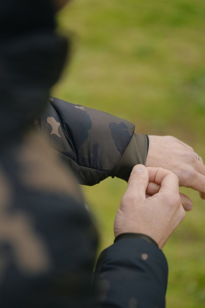 Bunda Korda Insulated Hooded Jacket Dark Kamo