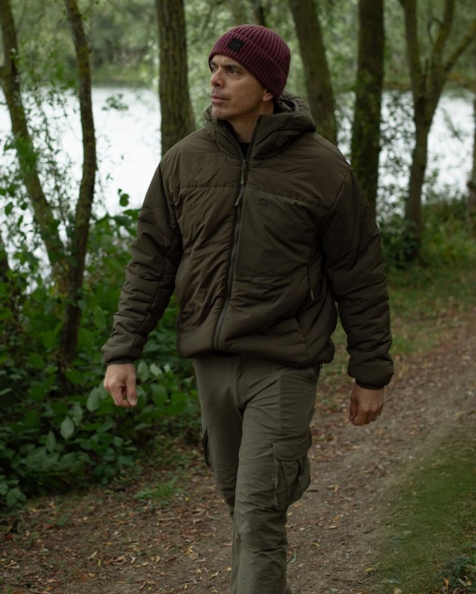 Bunda Korda Insulated Hooded Jacket Dark Olive