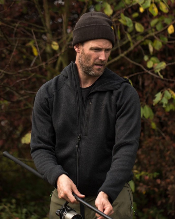 Bunda Korda Kore Polar Fleece Jacket Charcoal