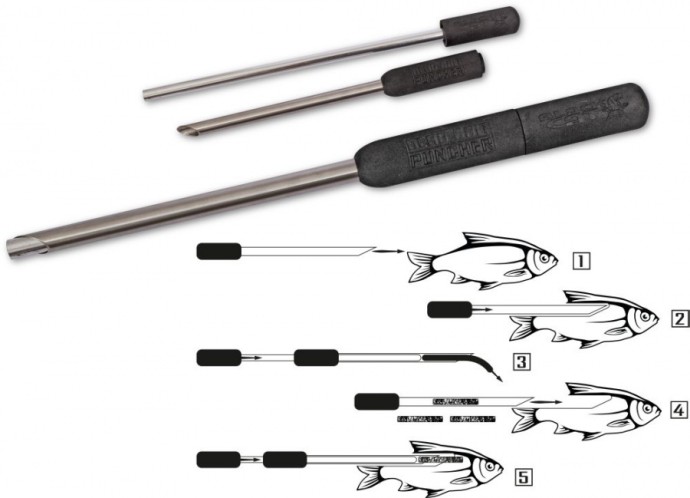 Bušilica Black Cat Dead Bait Puncher 40cm