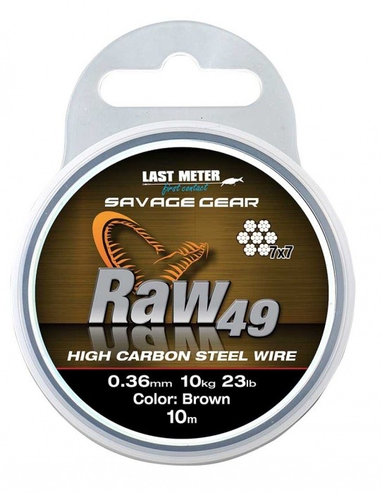 Čelična sajla Savage Gear Raw49 10m