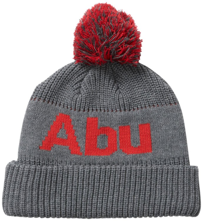 Čepice Abu Garcia Bubble Beanie Red Grey
