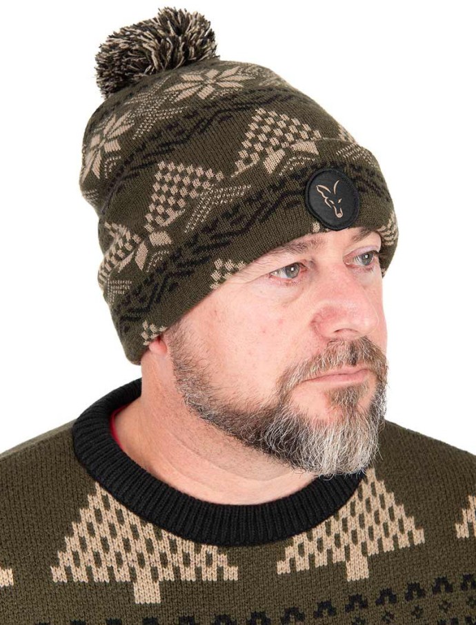 Čepice Fox Festive Bobble Hat