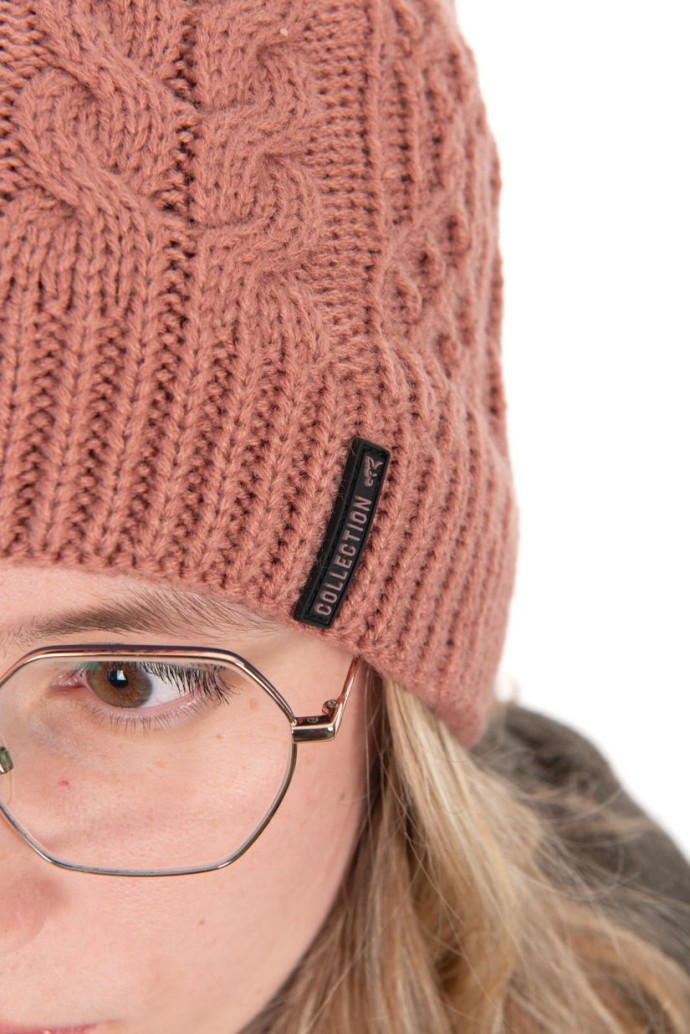 Čepice Fox Ladies Knitted Bobble