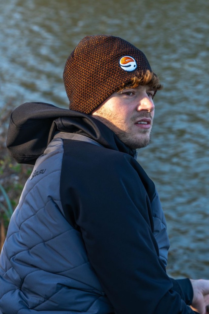 Čepice Guru Skullcap Black / Orange II