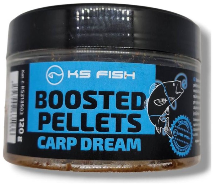 Chytajući Peleti KS-fish Boosted Pellets 120g