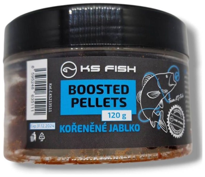 Chytajući Peleti KS-fish Boosted Pellets 120g
